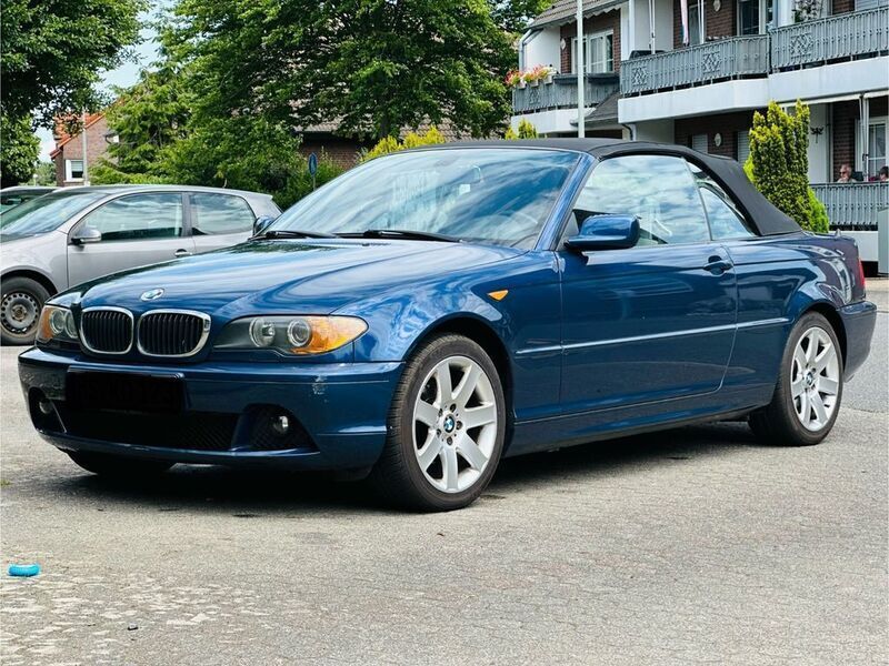 Blau Gebraucht 2003 BMW 318 Cabriolet Sport Line Cabrio | 6.000 € (Guter Preis) - Bild 1/4