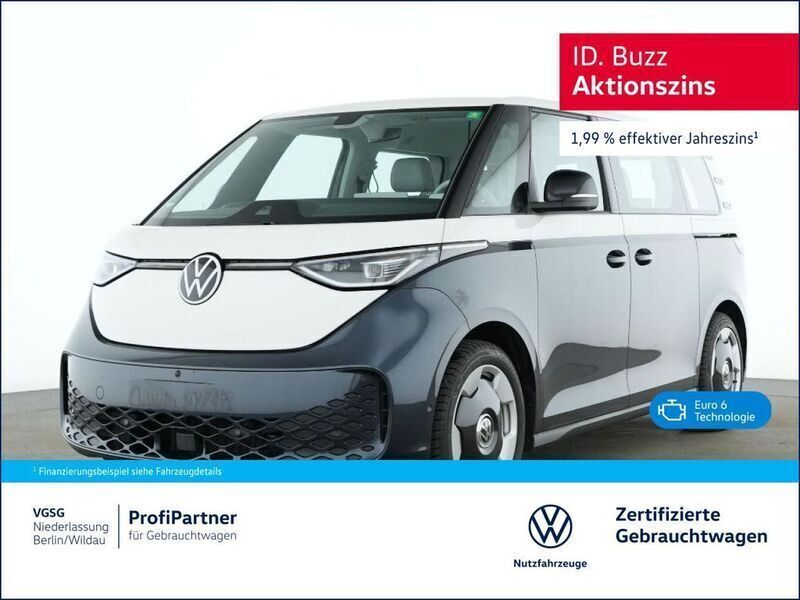 Blau (candyweiß (blau)) Gebraucht 2023 VW ID. Buzz Pro Van | 50.140 € (Fairer Preis) - Bild 1/4