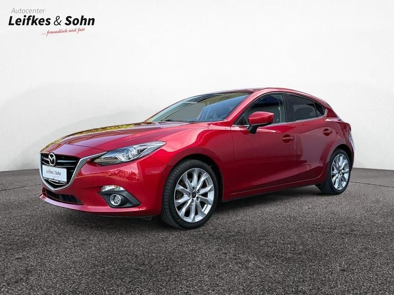 Rot Gebraucht 2014 Mazda 3 Sports-Line Limousine | 12.490 € (Fairer Preis) - Bild 1/4