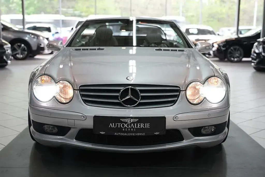 Gebraucht Mercedes SL500 AMG 306 PS (225 kW) 2003 Silber Cabrio