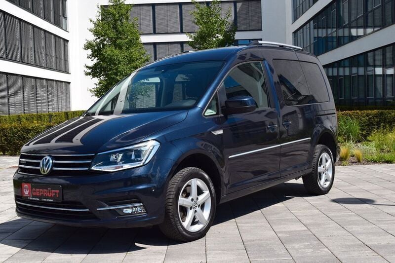 Starlight blue metallic Gebraucht 2019 VW Caddy Highline Van / Kleinbus | 22.900 € (Guter Preis) - Bild 1/4