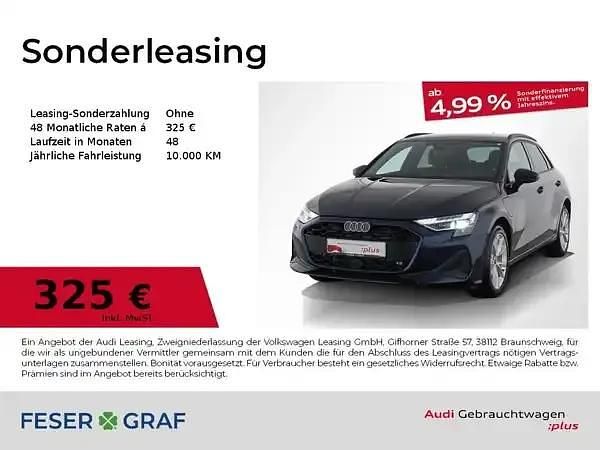 Navarrablau metallic Gebraucht 2025 Audi A3 Ambiente Limousine | 36.880 € (Superpreis) - Bild 1/3