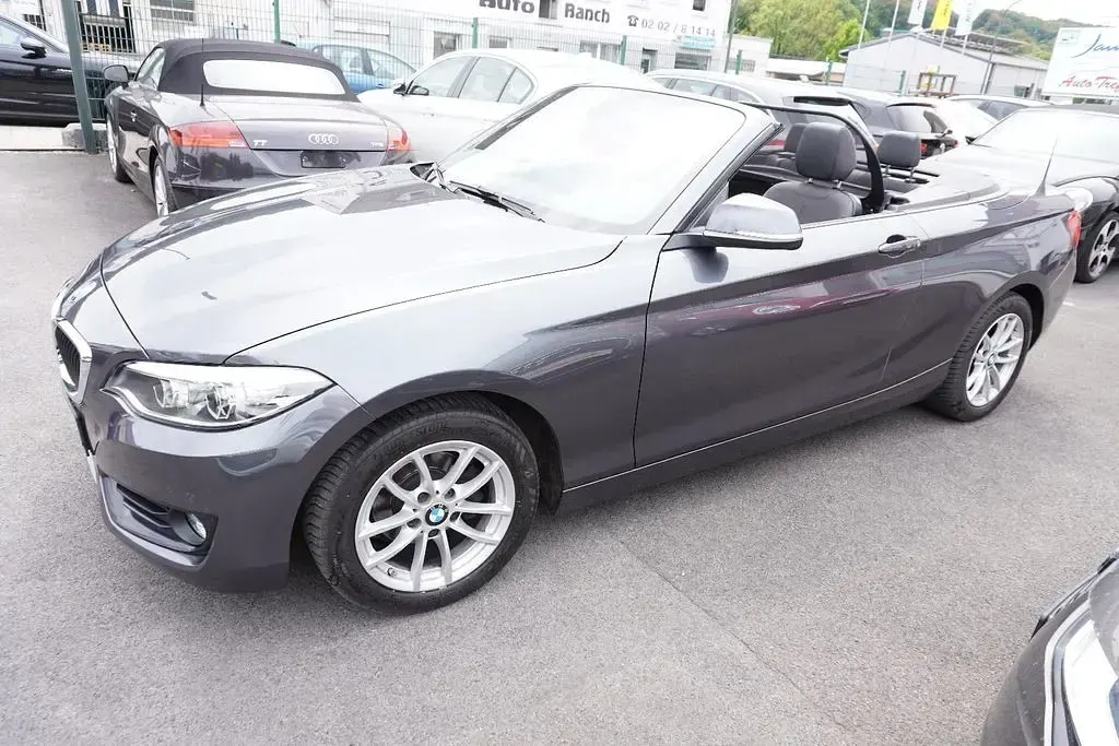 Gebraucht BMW 218 Advantage 136 PS (100 kW) 2018 Grau Cabrio