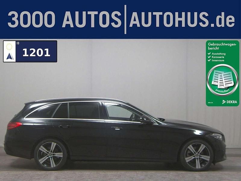 Schwarz unilack Gebraucht 2023 Mercedes C200 Avantgarde Kombi | 25.980 € (Superpreis) - Bild 1/4