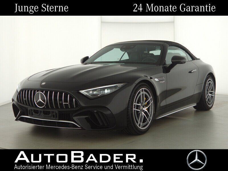 197 obsidianschwarz Gebraucht 2023 Mercedes SL63 AMG Premium Plus Cabrio | 122.975 € (Superpreis) - Bild 1/4