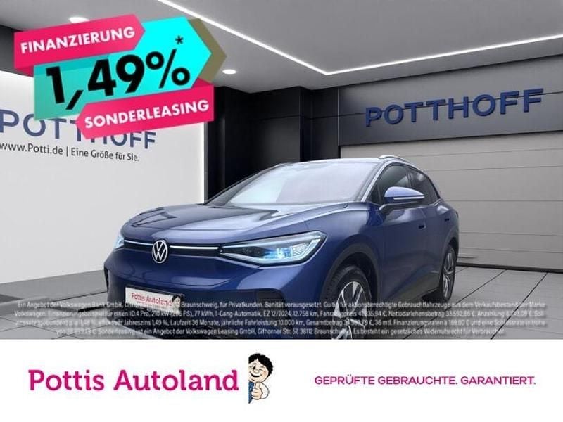 Blau Gebraucht 2025 VW ID.4 Pure SUV | 34.777 € (Fairer Preis) - Bild 1/4