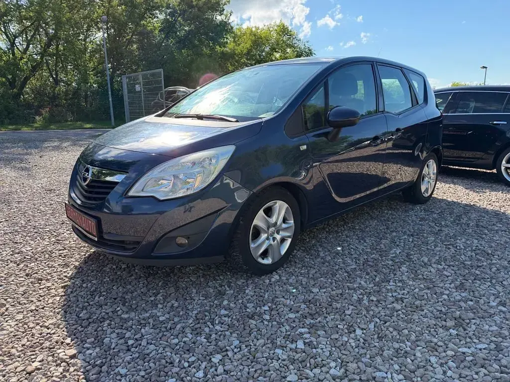 Gebraucht Opel Meriva Edition 101 PS (74 kW) 2010 Blau Van / Kleinbus