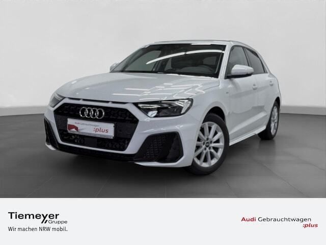 Gletscherweiß metallic Gebraucht 2024 Audi A1 Sportback S-Line Kleinwagen | 27.790 € (Fairer Preis) - Bild 1/4