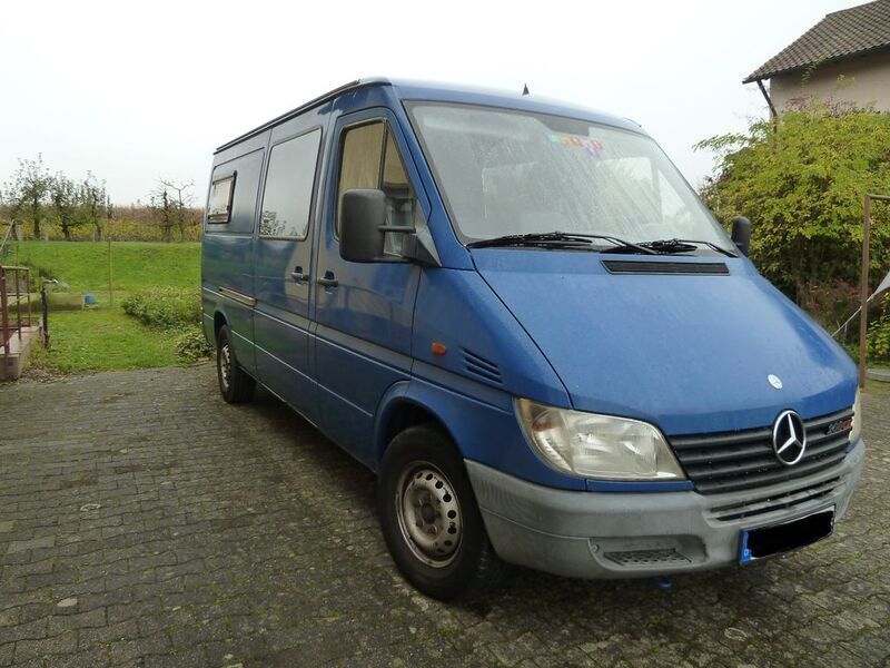 Blau Gebraucht 2000 Mercedes Sprinter Van | 3.700 € (Superpreis) - Bild 1/3