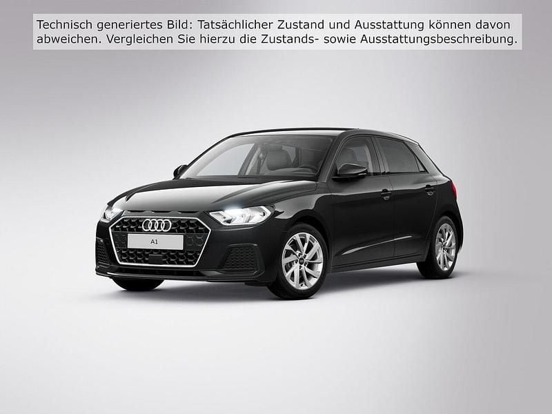 Mythosschwarz metallic (metallic) Gebraucht 2025 Audi A1 Advanced Plus Kleinwagen | 22.200 € (Guter Preis) - Bild 1/4