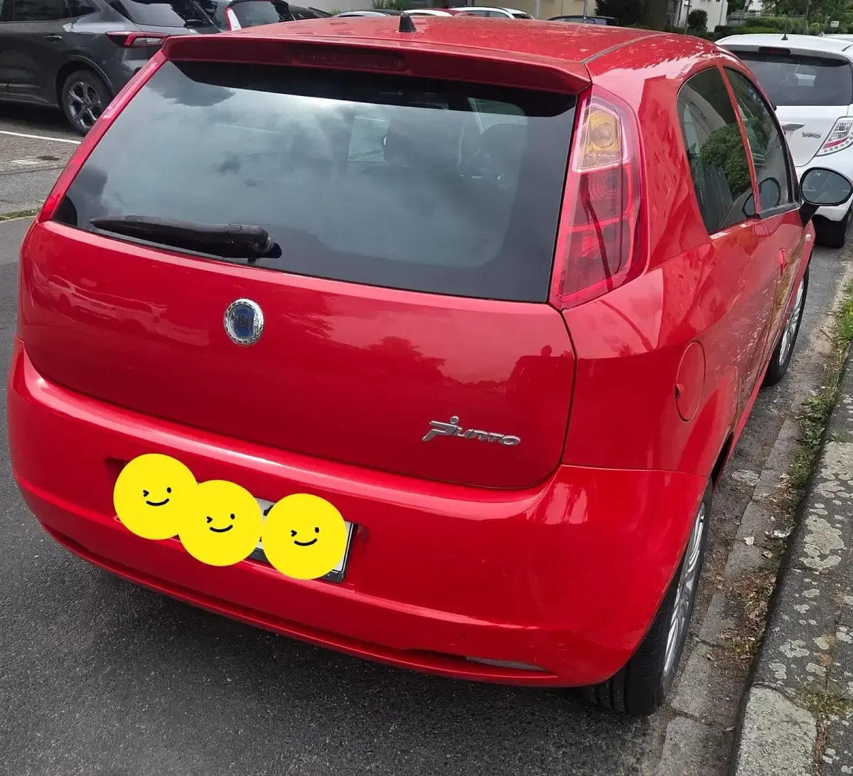 Gebraucht Fiat Grande Punto 90 PS (66 kW) 2007 Rot Kleinwagen