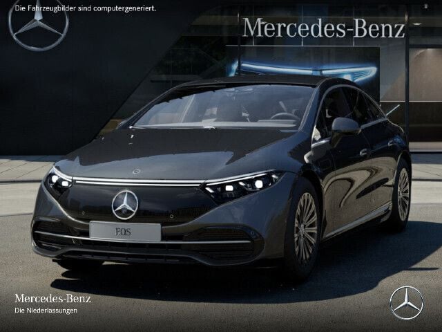 Grau Gebraucht 2021 Mercedes EQS450+ Advanced Plus Limousine | 49.890 € (Superpreis) - Bild 1/4