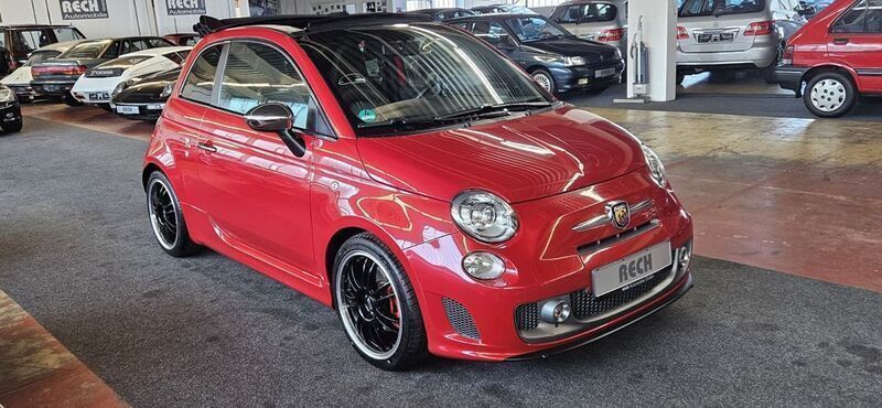 Rot Gebraucht 2015 Abarth 595C Turismo Cabrio | 17.000 € (Etwas zu teuer) - Bild 1/3