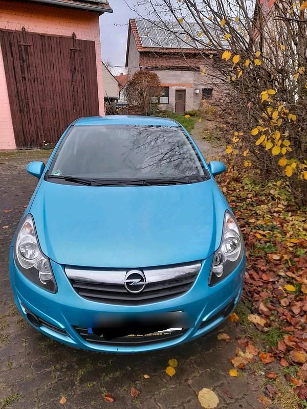 Blau Gebraucht 2010 Opel Corsa Kleinwagen | 1.200 € (Superpreis) - Bild 1/4