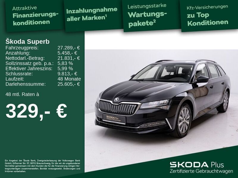 Blackmagic perleffekt Gebraucht 2022 Skoda Superb Kombi | 27.289 € (Guter Preis) - Bild 1/4