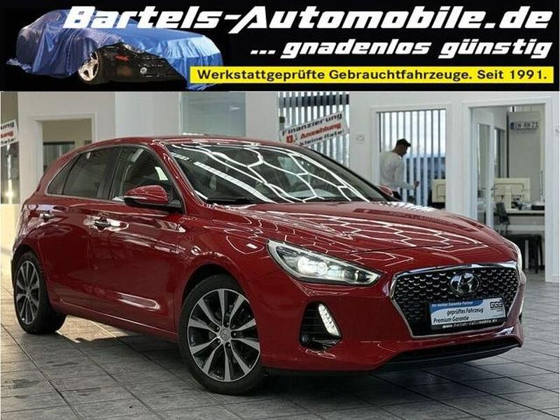 Engine red / sol Gebraucht 2018 Hyundai i30 Premium Limousine | 13.450 € (Fairer Preis) - Bild 1/4