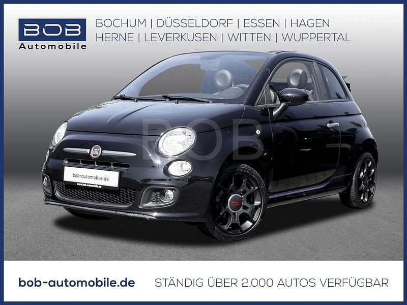 Vesuvio schwarz (schwarz) (schwarz) Gebraucht 2015 Fiat 500C S Cabrio | 9.333 € (Fairer Preis) - Bild 1/3
