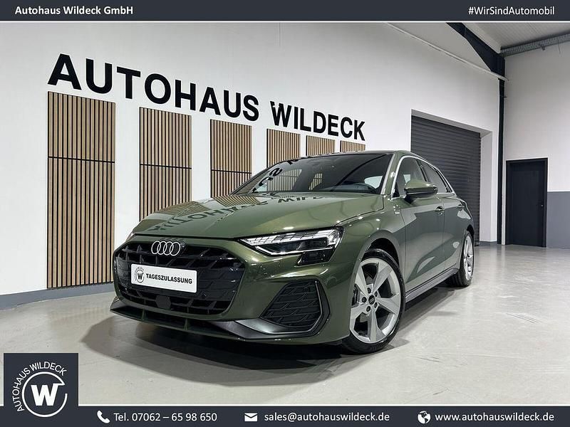 Neu Audi A3 S-Line 150 PS (110 kW) 2025 Distriktgrün Limousine