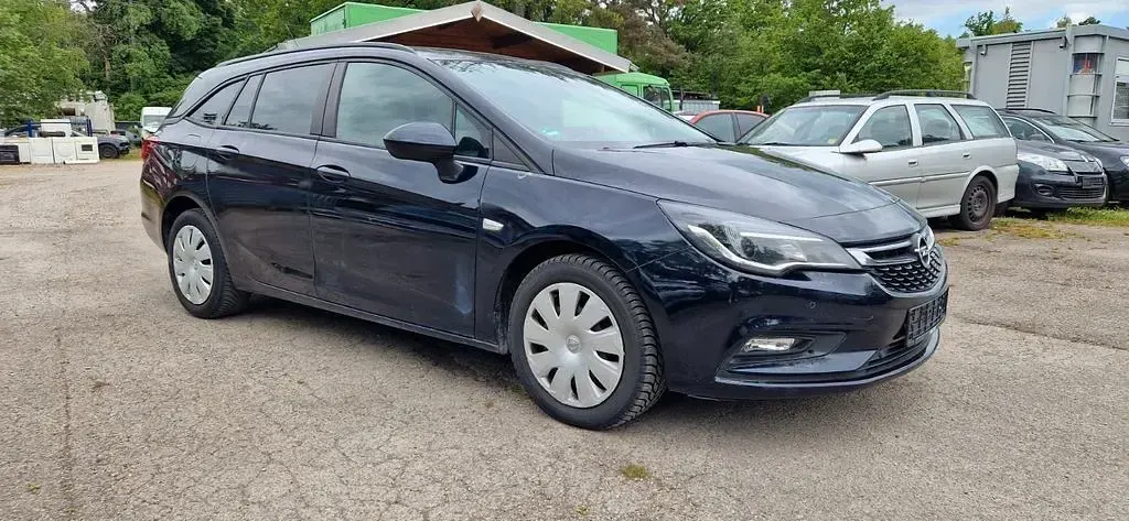 Gebraucht Opel Astra Business 110 PS (80 kW) 2018 Blau Kombi