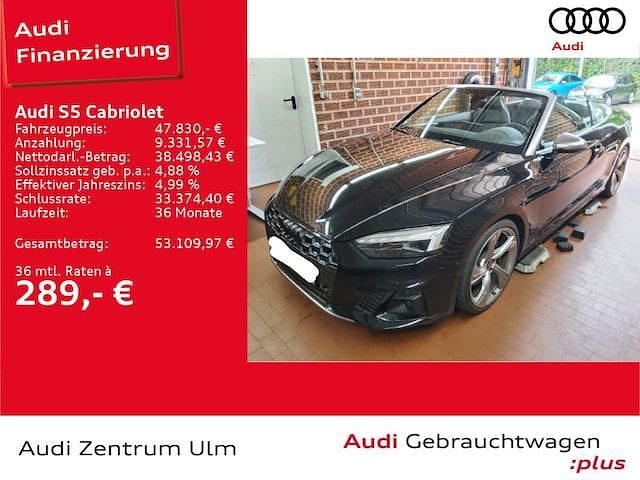 Gebraucht 2022 Audi S5 Ambiente Cabrio | 47.830 € (Guter Preis) - Bild 1/4