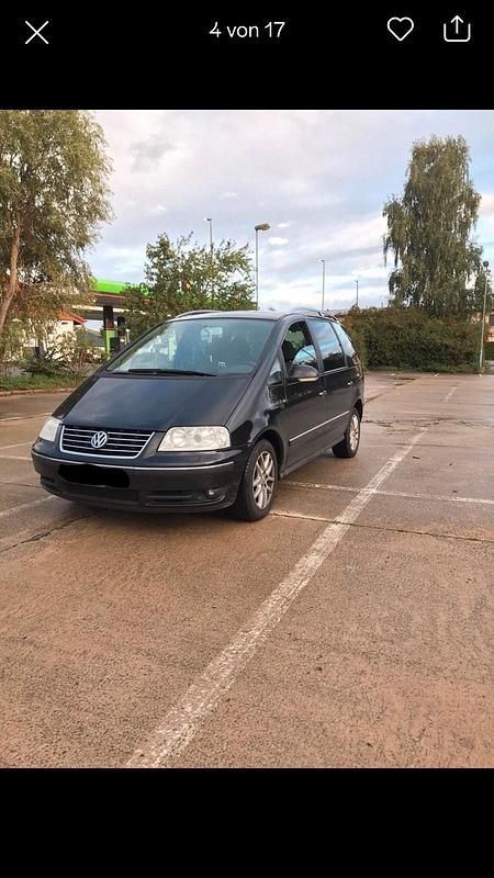 Gebraucht VW Sharan 115 PS (84 kW) 2006 Schwarz Van / Kleinbus