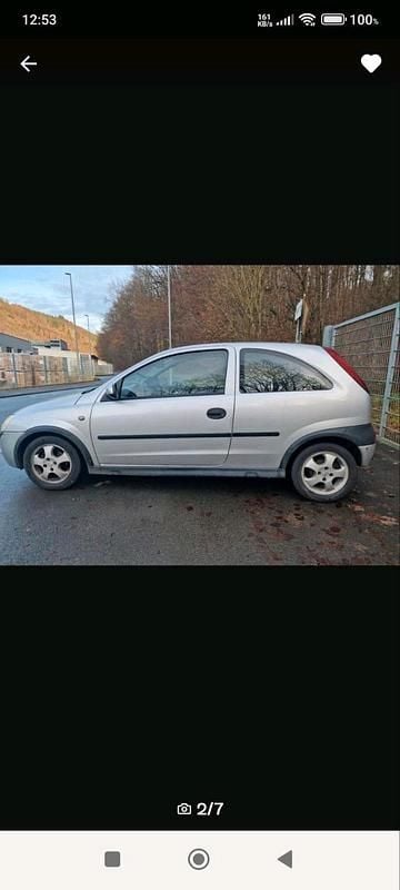 Gebraucht Opel Corsa 55 PS (40 kW) 2003 Silber Kleinwagen