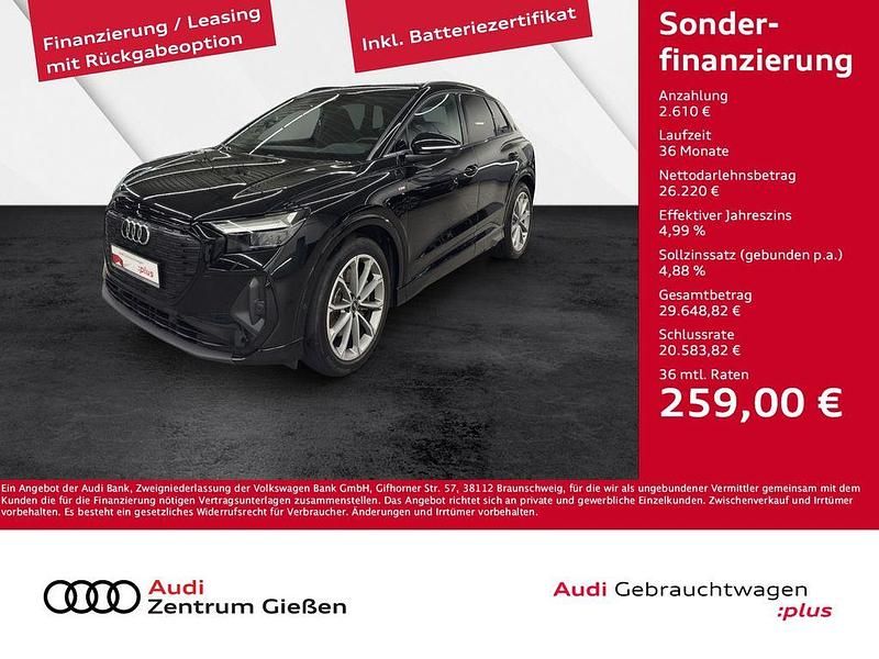Schwarz Gebraucht 2022 Audi Q4 e-tron S-Line SUV | 28.830 € (Fairer Preis) - Bild 1/4