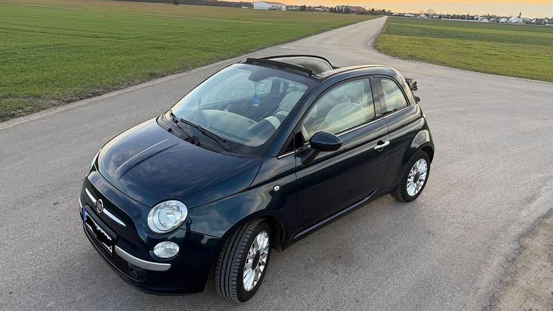 Gebraucht Fiat 500C Lounge 69 PS (50 kW) 2014 Blau Cabrio