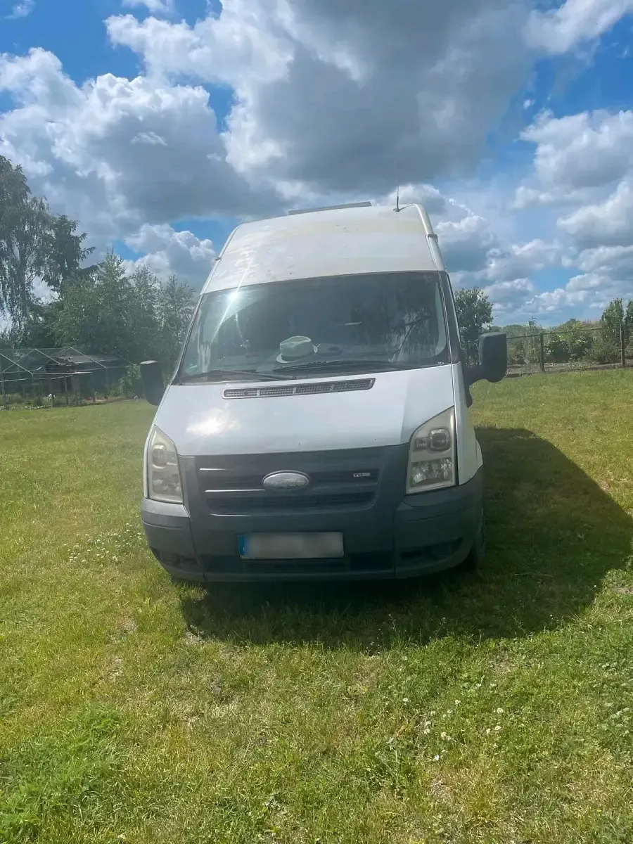 Gebraucht Ford Tourneo 110 PS (80 kW) 2008 Weiß Van / Kleinbus