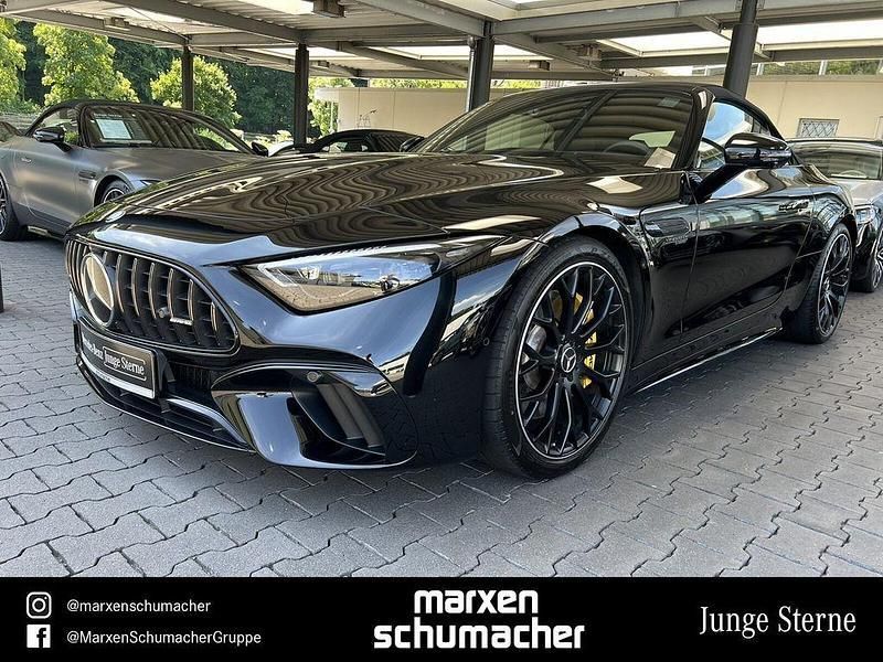 Lack obsidianschwarz Gebraucht 2023 Mercedes SL63 AMG Premium Plus Cabrio | 136.450 € (Guter Preis) - Bild 1/4