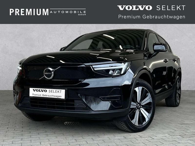 Black solid (stone) / solid Gebraucht 2022 Volvo C40 Plus SUV | 28.490 € (Fairer Preis) - Bild 1/4