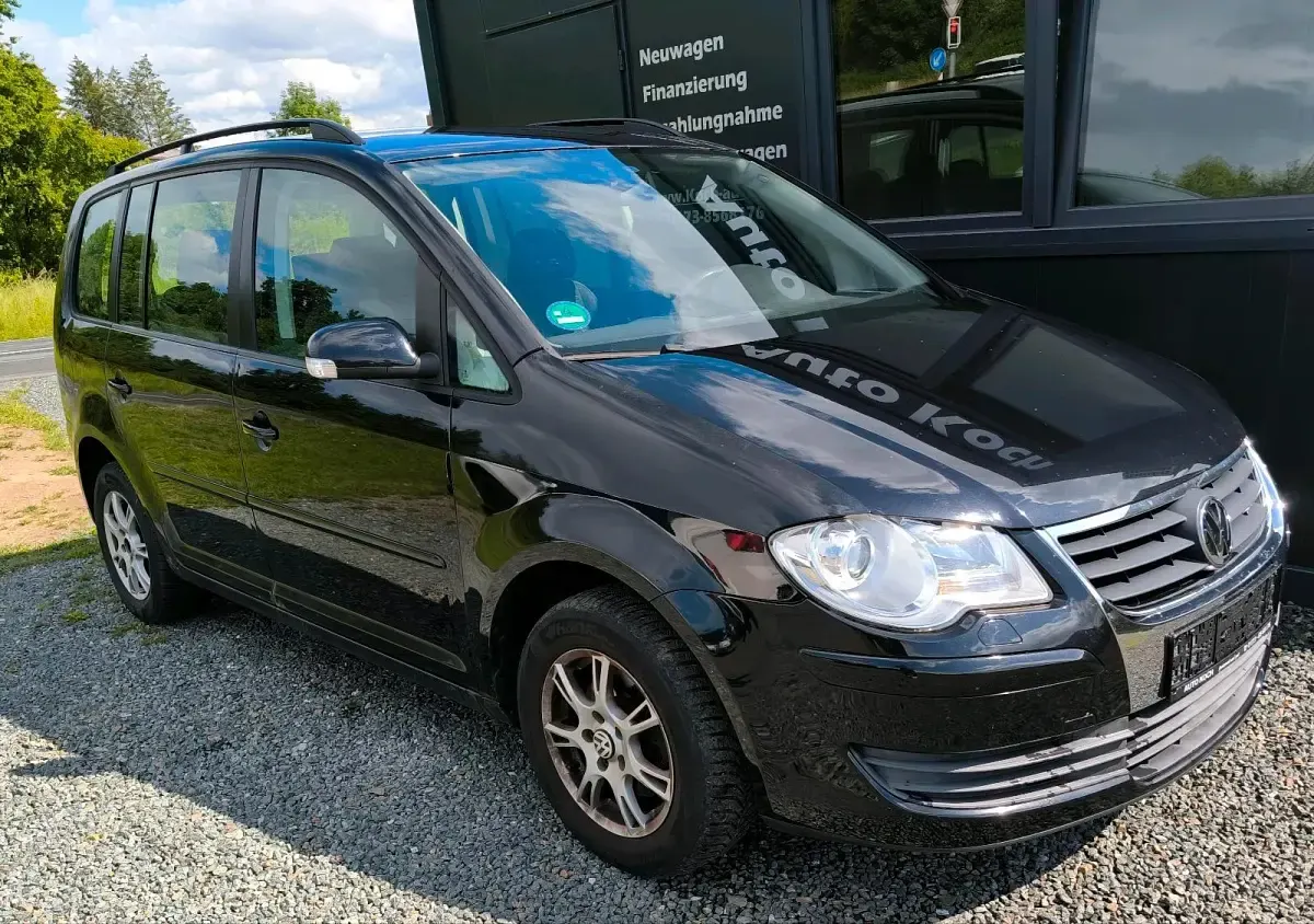 Gebraucht VW Touran Trendline 140 PS (102 kW) 2007 Deep black perleffekt Van / Kleinbus