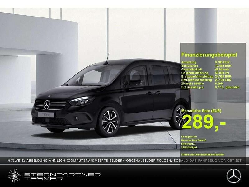 Loparitschwarz metallic Gebraucht 2022 Mercedes T180 Progressive Van / Kleinbus | 26.800 € (Fairer Preis) - Bild 1/3