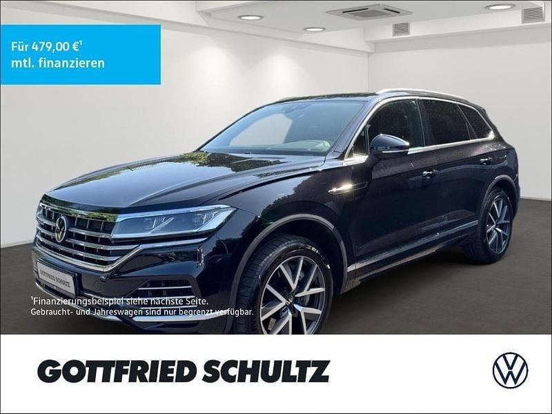Schwarz Gebraucht 2021 VW Touareg Elegance SUV | 46.950 € (Fairer Preis) - Bild 1/4