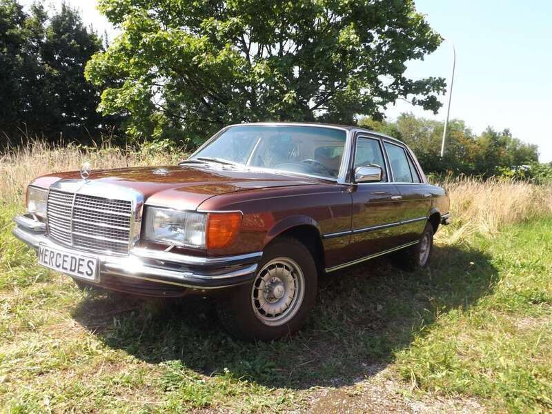 Milanbraun 404 g metallic Gebraucht 1976 Mercedes 450 Limousine | 38.500 € - Bild 1/4