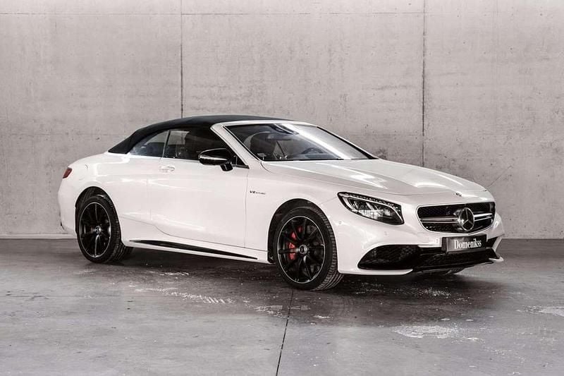 Weiß Gebraucht 2017 Mercedes S63 AMG AMG Cabrio | 90.390 € (Guter Preis) - Bild 1/4