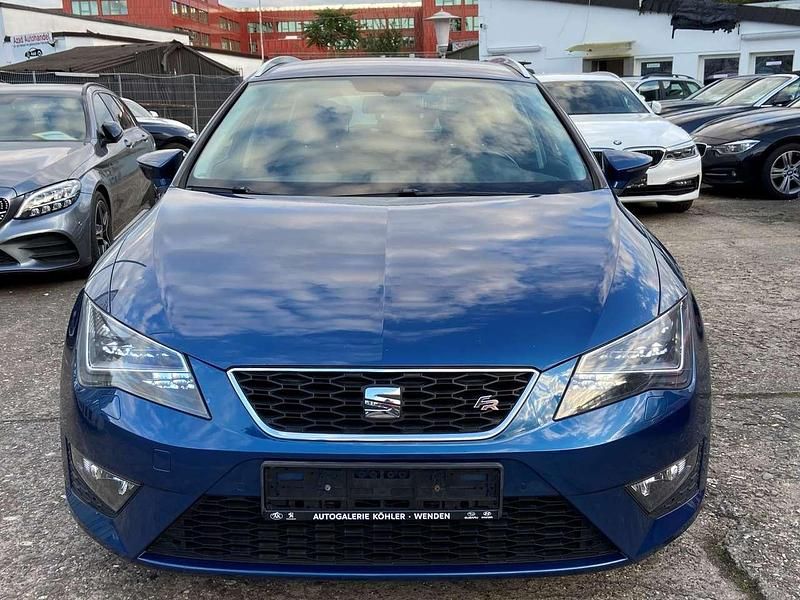 Gebraucht Seat Leon FR 150 PS (110 kW) 2015 "apolo" blau Kombi