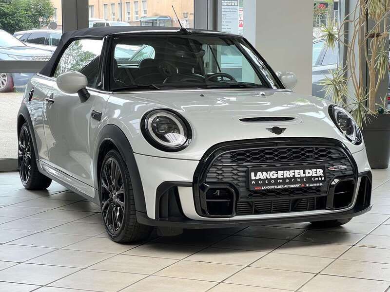 White silver metallic Gebraucht 2021 Mini John Cooper Works Cabriolet Cabrio | 31.500 € (Etwas zu teuer) - Bild 1/4