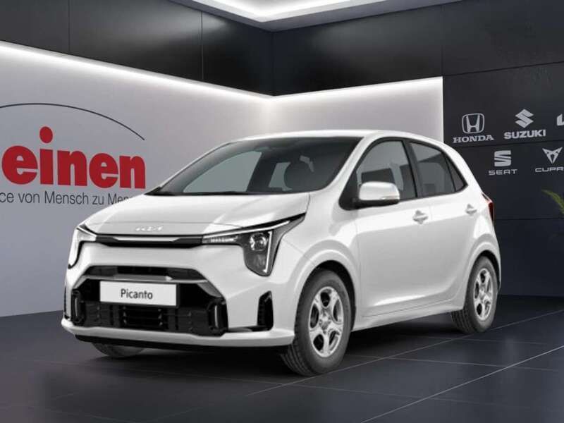 Weiß (schneeweiß) Neu 2024 Kia Picanto Edition 7 Kleinwagen | 14.990 € (Fairer Preis) - Bild 1/4