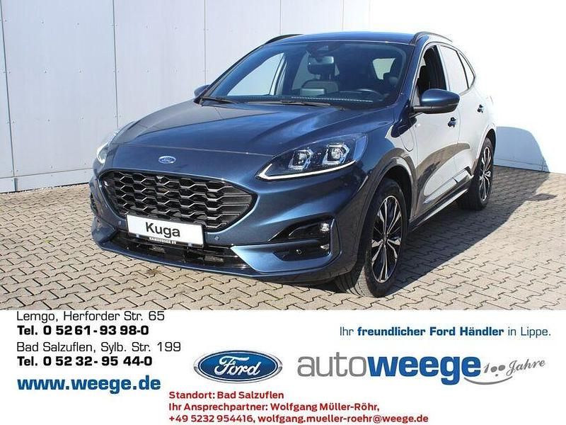 Blau (metallic) Gebraucht 2021 Ford Kuga ST-Line X SUV | 24.990 € (Etwas zu teuer) - Bild 1/4