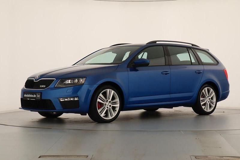 Raceblau metallic Gebraucht 2014 Skoda Octavia RS Kombi | 17.889 € (Etwas zu teuer) - Bild 1/4
