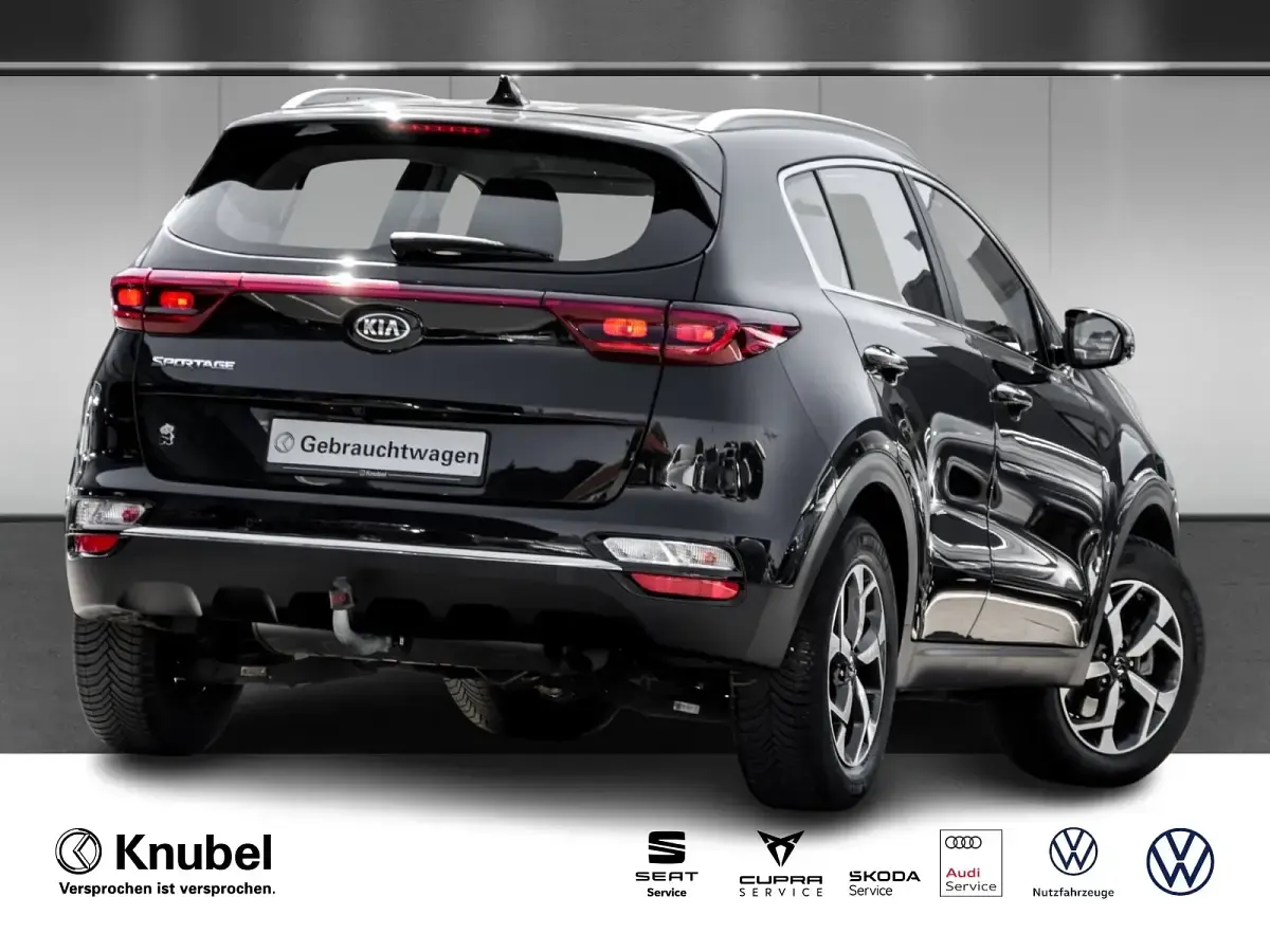 Gebraucht Kia Sportage Vision 136 PS (100 kW) 2019 Schwarz SUV