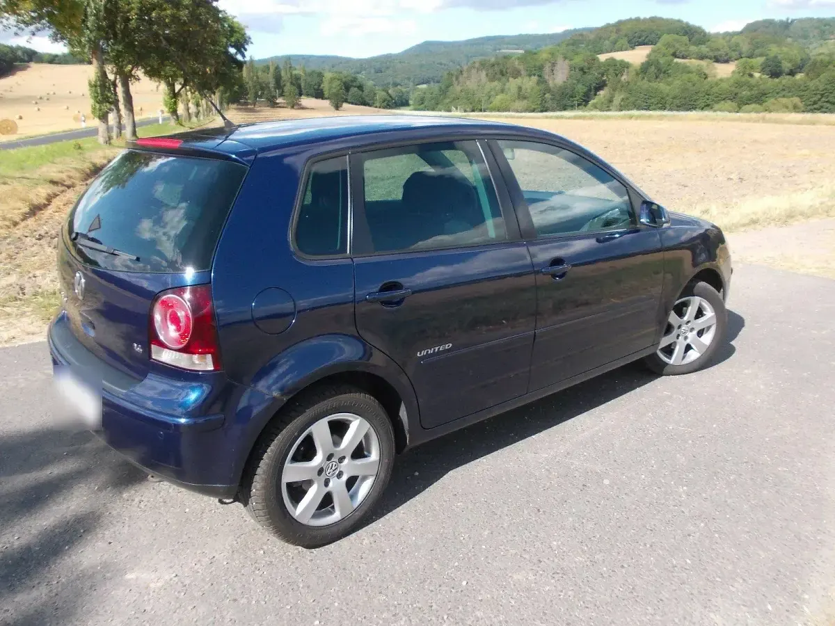 Gebraucht VW Polo United 80 PS (58 kW) 2008 Blau Kleinwagen