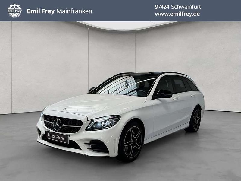 Weiß Gebraucht 2020 Mercedes C220 AMG Kombi | 29.755 € (Teuer) - Bild 1/4