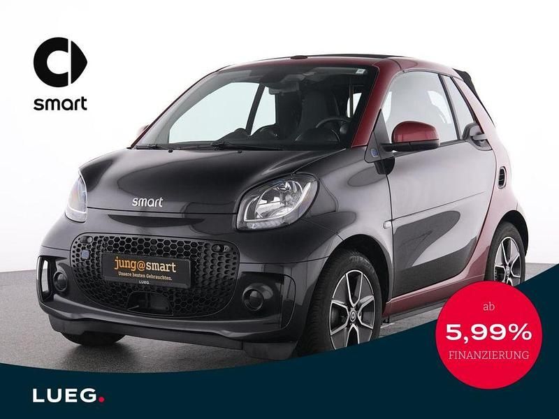 Schwarz Gebraucht 2022 Smart ForTwo Electric Drive Passion Cabrio | 17.995 € (Teuer) - Bild 1/4