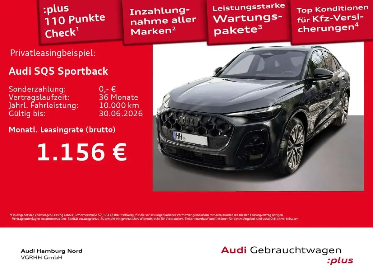 Gebraucht Audi SQ5 367 PS (269 kW) 2026 N7 tamboragrau metallic SUV