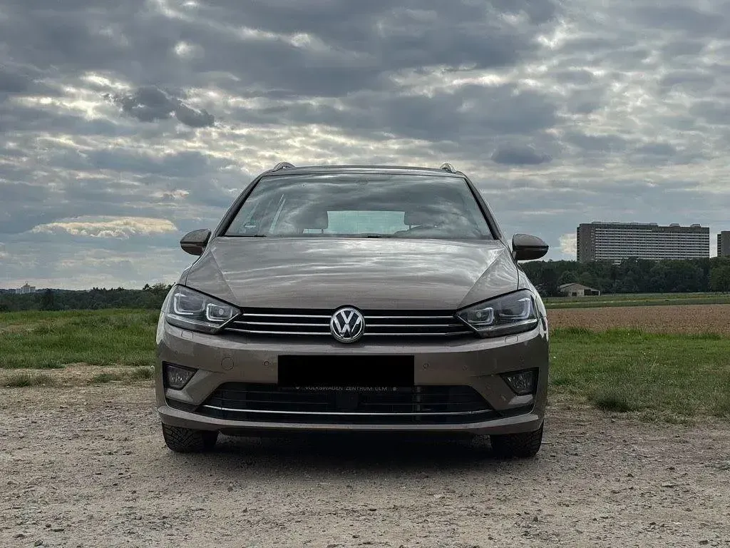 Gebraucht VW Golf Sportsvan Highline 125 PS (91 kW) 2014 Beige Van / Kleinbus