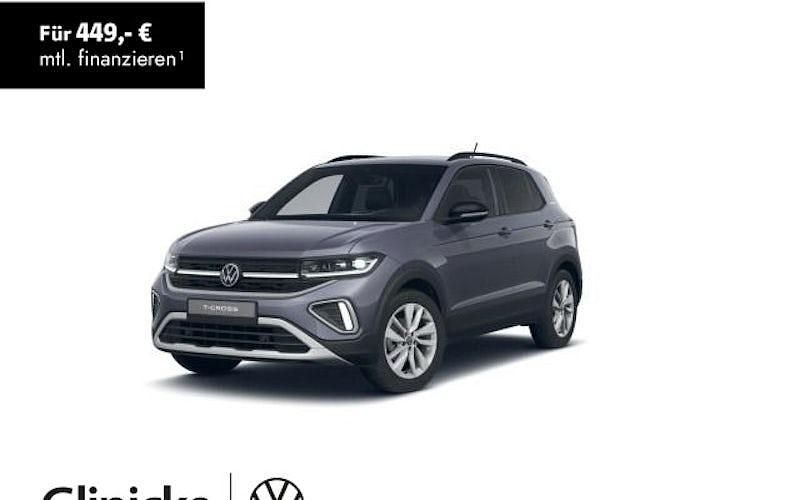 Grau Neu 2025 VW T-Cross Life SUV | 35.950 € (Teuer) - Bild 1/4