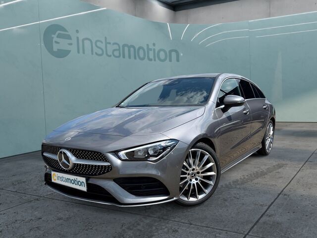 Grau Gebraucht 2022 Mercedes CLA220 Shooting Brake Kombi | 58.500 € - Bild 1/2