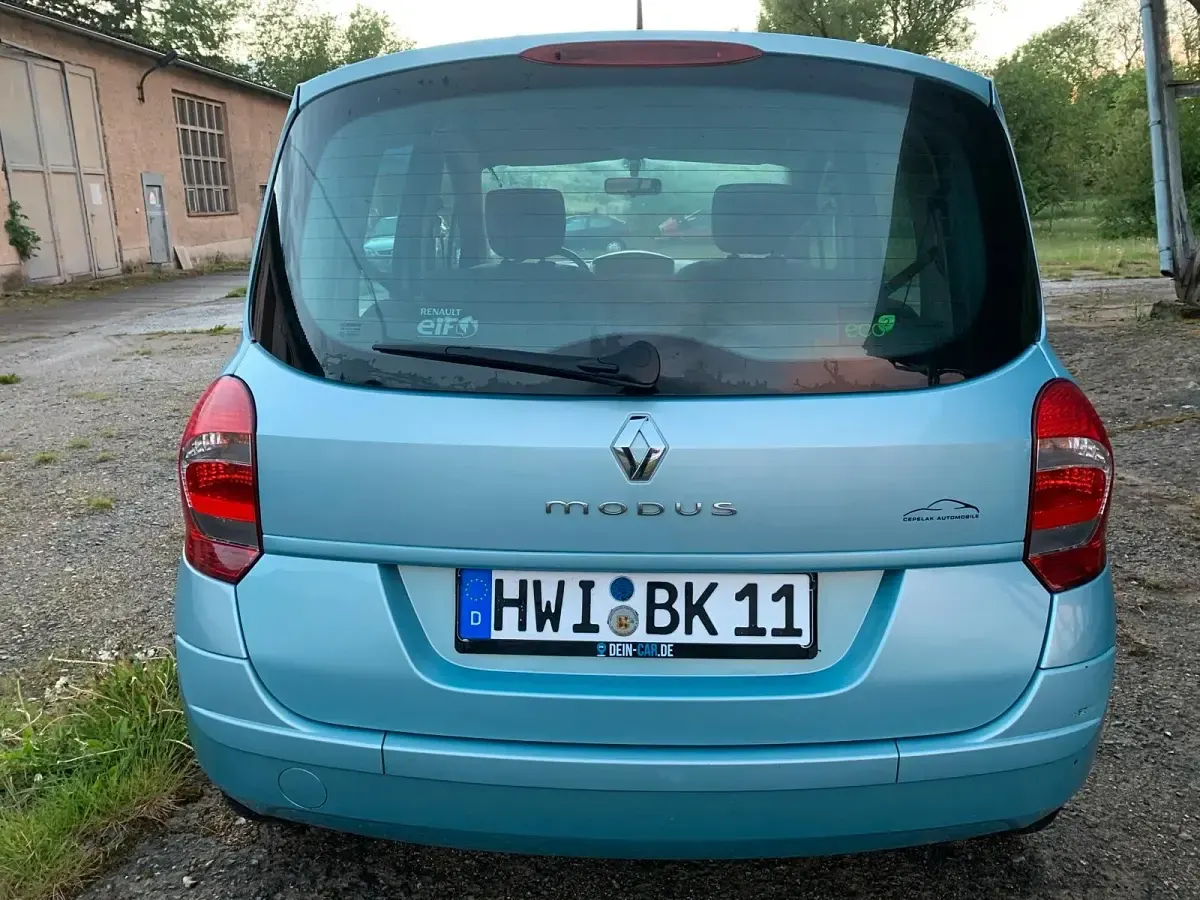 Gebraucht Renault Grand Modus 75 PS (55 kW) 2010 Blau Van / Kleinbus